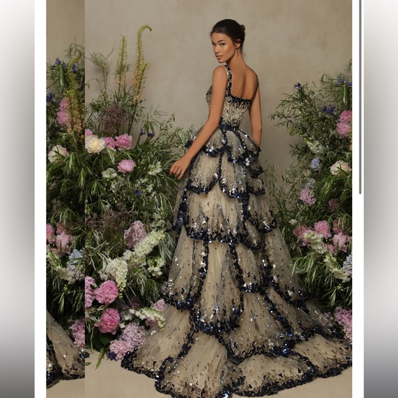 Tarik Ediz Dress Engagement Dress - Picture 4 of 8